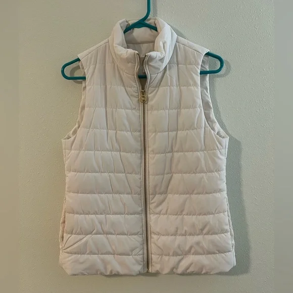 Michael Kors White Puffer Vest - Picture 1 of 4